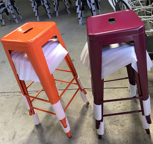 En gros cadre intérieur et extérieur couleur blanche élégante vintage <span class=keywords><strong>chaise</strong></span> <span class=keywords><strong>de</strong></span> <span class=keywords><strong>bar</strong></span> pour pub - Product Image 2