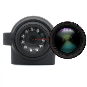 Car Night Vision Camera 4Pin 700 TVL IR 12-LED Side View Color Camera 12V 24V For Truck Trailer Bus RV PAL video system