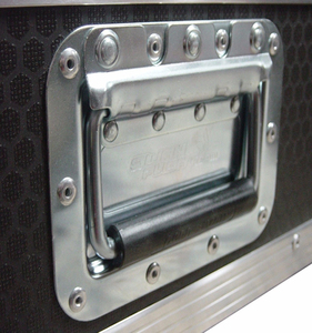 Rack/Custodia da trasporto professionale in alluminio a 10 spazi per PA/DJ con parte superiore inclinata per mixer, <span class=keywords><strong>portatile</strong></span>, antipolvere, con chiusura a serratura (LO-2202) - Product Image 6