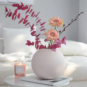 गेंद के आकार कस्टम लोगो chaozhou पौधों के लिए घर सजावटी चीनी मिट्टी vases - Product Image 3