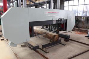 Grandes árboles vio sierra de <span class=keywords><strong>cinta</strong></span> horizontal máquina hecho en china Shandong shuanghuan - Product Image 4