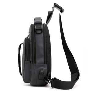 2020 Hot Sale Multifunction Waterproof <strong>Crossbody</strong> Messenger <strong>Laptop</strong> <strong>Bag</strong> Sling Chest <strong>Bag</strong> with USB Charging Port - Product Image 3