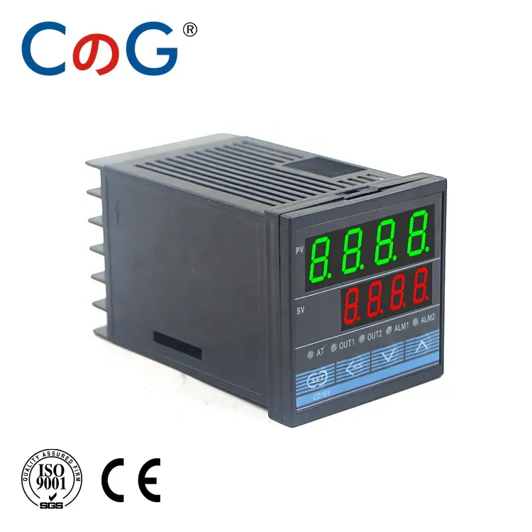 CG CD101 أسود اللون ارتفاع درجة الحرارة الحرارية متحكم في درجة الحرارة دليل