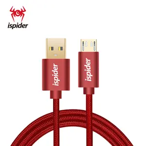 120 cm Cable Micro Usb trenzado para Android para HTC para Huawei Xiaomi de carga rápida Cable de datos