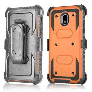 3 en 1 Antichoc Robuste Pour Téléphone Portable <span class=keywords><strong>Samsung</strong></span> Galaxy J3 2018 Clip Ceinture Étuis de Couverture Arrière - Product Image 5