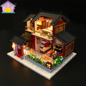 Hongda nuevos <span class=keywords><strong>juguetes</strong></span> manualidades Diy 3D <span class=keywords><strong>casa</strong></span> de muñecas de madera Mdf Kits de madera <span class=keywords><strong>para</strong></span> niña - Product Image 5