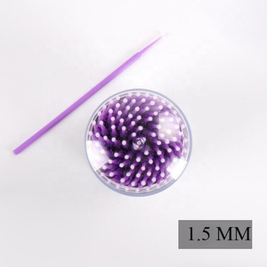 Microaplicador desechable para limpieza de pestañas, 100 piezas, azul, verde, morado, 0,15 MM, 0,20 MM, 0,25 MM - Product Image 6