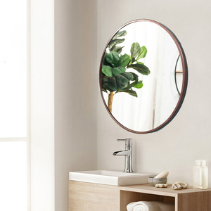 Modern Nordic Decorative <strong>Large</strong> Iron Frame Wall <strong>Round</strong> <strong>Mirror</strong> for Sales <strong>Mirror</strong> Factory Ningbo - Product Image 6