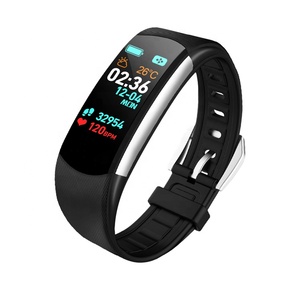 C6S Vòng đeo tay thông minh New LCD Heart Rate Blood Monitor không thấm nước IP68 ngủ Tracker không dây kết nối IOS <span class=keywords><strong>Android</strong></span> điện thoại di động - Product Image 1