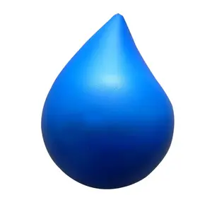 كرة ضغط PU قطرة الماء شكل كرة ضغط PU قطرة الماء شكل بو كرات الإجهاد المخلص