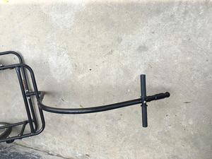 Kunststoff koffer mit großer Kapazität Fahrrad anhänger Werkzeug wagen mit <span class=keywords><strong>2</strong></span> Rädern für Fracht - Product Image 3