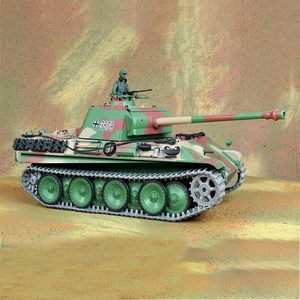 Modèle de réservoir métallique amélioré 3879-1pro 2.4G à l'échelle 1:16 German <span class=keywords><strong>Panther</strong></span> Type G RC Main Smoking & Shooting Tank - Product Image 4