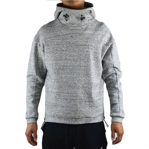 Efecto de nieve de la tela otoño hombre panel dividido dos impermeable con cremallera de cuello - Product Image 1
