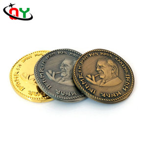 Estampado personalizado de Metal moneda en blanco al por mayor recuerdo antiguo <span class=keywords><strong>esmalte</strong></span> pintado de oro muestra moneda monedas de desafío para la venta - Product Image 4