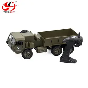 FY004A 2.4G 6WD RC 육군 트럭 장난감 RTR 아기 소년 선물