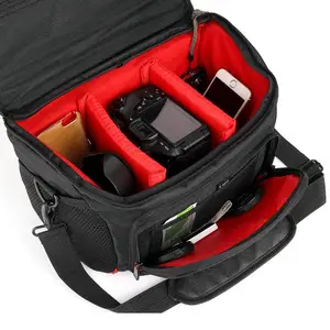 Lymech Nhà Sản Xuất chuyên nghiệp Nhỏ Messenger Tote Sling Vai Không Thấm Nước Kỹ Thuật Số <span class=keywords><strong>Dslr</strong></span> Túi Máy Ảnh cho Phụ Nữ Người Đàn Ông - Product Image 1