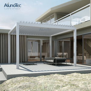 Toit motorisé en aluminium de Pergola de <span class=keywords><strong>belvédère</strong></span> de <span class=keywords><strong>jardin</strong></span> de toit coulissant en aluminium - Product Image 3