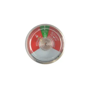 Manometer Hersteller 37mm 1/8 "NPT-27 Gewinde Edelstahl Material Feder rohr Druck Feuerlöscher Messgeräte