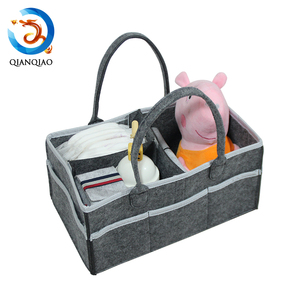 En <span class=keywords><strong>gros</strong></span> Pas Cher <span class=keywords><strong>Feutre</strong></span> Bébé Couches Caddie Organisateur - Product Image 1
