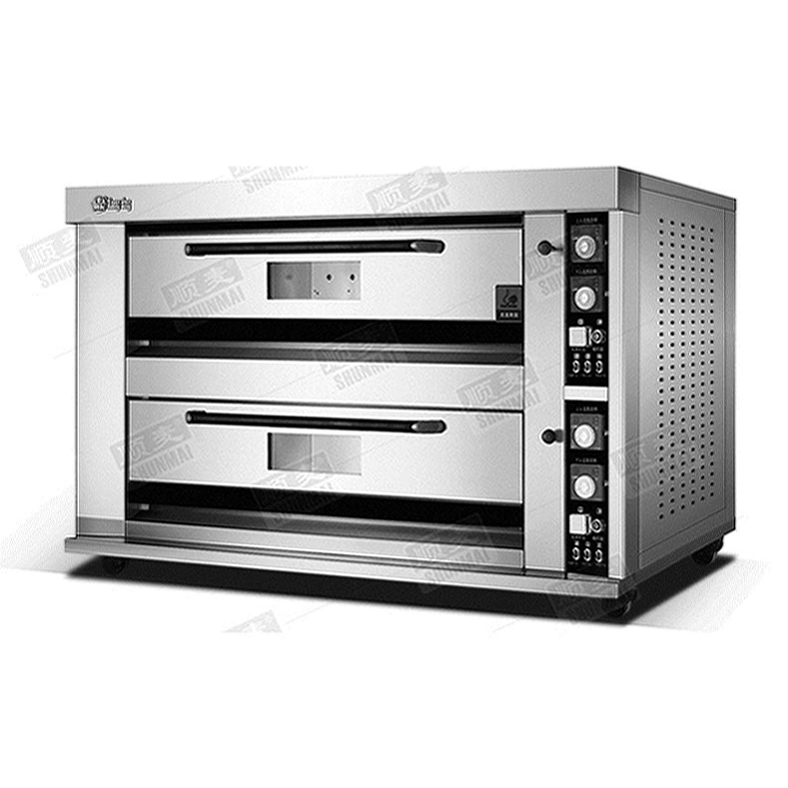 2 колода, 6 лотков, газовая Пищевая печь, печь для торта, коммерческая настольная печь