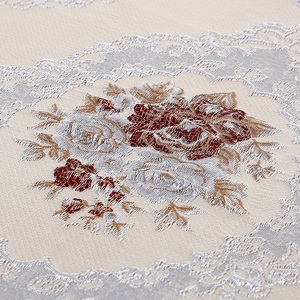 Tovaglia oblungo bianca antica, tovaglia classica in pizzo stile europeo, tovaglia rotonda - Product Image 5