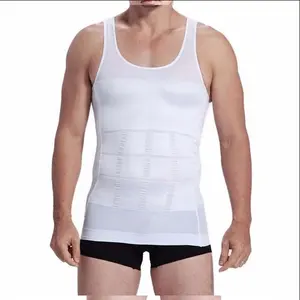 Siêu Nâng Cơ Thể Giảm Béo Shaper Người Đàn Ông Thắt Chặt Đồ Lót Phẳng Đốt Tummy Tư Thế Vest Mồ Hôi Eo Huấn Luyện Viên Spandex Shapewear