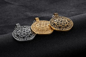 Hip Hop hexagrama estrella David judío Iced Out CZ Zircon impermeable de acero inoxidable joyería de moda colgante collares para hombres y mujeres - Product Image 6