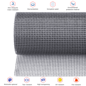 Bon marché rouleau de <span class=keywords><strong>moustiquaire</strong></span> anti-étanche insonorisé mouche écran de fenêtre d'insecte de fiber de verre <span class=keywords><strong>tissu</strong></span> - Product Image 2