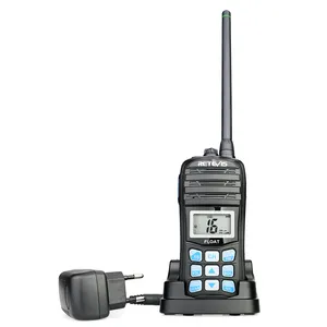 Retevis RT55 5W IP67 해양 양방향 라디오 방수 휴대용 VHF 무전기 발사 NOAA 날씨 경고 긴 범위