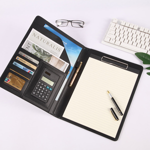 2019 Additional Compartment Design A4 PU <strong>Leather</strong> Portfolio <strong>Document</strong> File <strong>Folder</strong> - Product Image 5