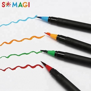 No-tóxicos <span class=keywords><strong>Amazon</strong></span> Venta caliente 20 colores acuarela cepillo pluma pincel con EN 71 certificado - Product Image 3