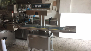 Tự Động Đóng Gói Dòng Chai Điền Capping Và Ghi Nhãn Máy Thủy Tinh Hoặc Nhựa Cả Chất Lỏng Và Dán Vật Liệu SUS304/316 - Product Image 5