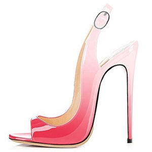 <span class=keywords><strong>Sandali</strong></span> <span class=keywords><strong>con</strong></span> <span class=keywords><strong>Tacco</strong></span> Alto da Donna, Scarpe Eleganti da Lavoro, Peep Toe, Stiletto, Slingback, Tacchi Alti per Donne - Product Image 3