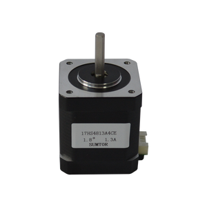 48 mm de longitud 1,3 A corriente 52N.cm par de torsión nema 17 1.8 motor paso a paso con eje único <span class=keywords><strong>enchufable</strong></span> negro - Product Image 6