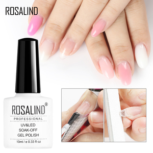 Rosalind özel logo özel etiket 6 renk 10ml jel <span class=keywords><strong>nail</strong></span> <span class=keywords><strong>art</strong></span> lehçe uzun ömürlü kolay uygulayın uv jel poli tırnak jeli toptan - Product Image 4