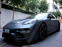 Caractere stil cam Fiber FRP vücut kiti ön tampon Porsche Panamera 970 için