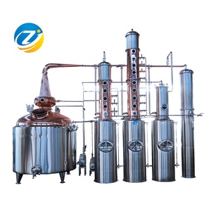 650L Koper Distilleerder Diverse Drank Distilleerder Gin Rum Whisky Etc