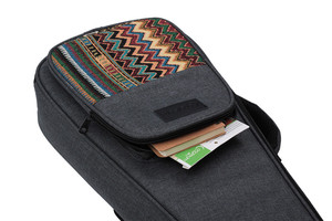 Sac à Ukulélé Longteam BrandUB-20 rembourré, style bohème, sac à dos en éponge avec double sangle, <span class=keywords><strong>housse</strong></span> pour ukulélé - Product Image 6