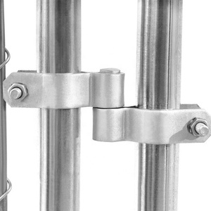 del medio ambiente personalizado grande de enlace de cadena de Metal resistente para mascotas perro <span class=keywords><strong>perrera</strong></span> corre caja - Product Image 5