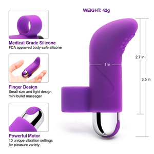 Mini Finger Vibrator Multi-Speed Starke G-spot Massager - Product Image 3