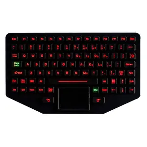 new marine ruggedized backlit silicone keyboard with touchpad