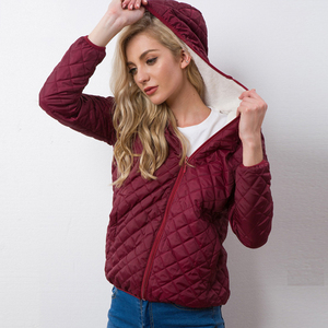 TONGYANG New Winter abbigliamento <span class=keywords><strong>donna</strong></span> giacca in <span class=keywords><strong>pile</strong></span> con cappuccio giacca di base cappotti a maniche lunghe capispalla Casual con cerniera corta - Product Image 4