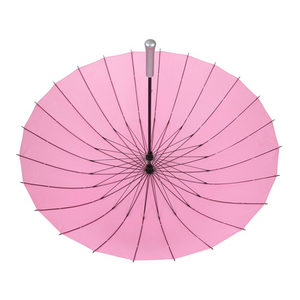 Paraguas de Viaje Personalizados de 24k, Color <span class=keywords><strong>Rosa</strong></span> Intenso, Resistentes al Sol, Lluvia y Viento, Apertura Manual, Impermeables, para Mujer, Regalos Empresariales - Product Image 5