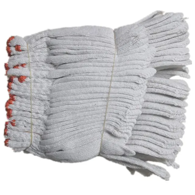 ถุงมือผ้าฝ้ายสีขาว,ถุงมือป้องกันแรงงานถุงมือขับรถซ่อมรถยนต์