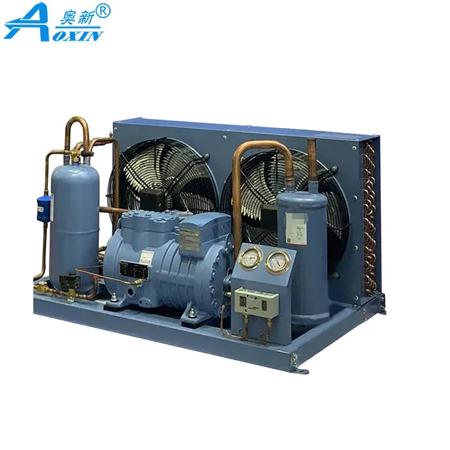 Unidad de condensación de compresor refrigerado por aire abierto, Enfriador de refrigeración, enfriador, almacenamiento en frío, 12V