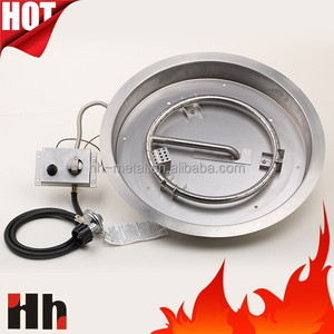 Acero inoxidable al aire libre <span class=keywords><strong>gas</strong></span> natural o LP fogón quemador anillo y plana pan kit con sistema de encendido electrónico - Product Image 5