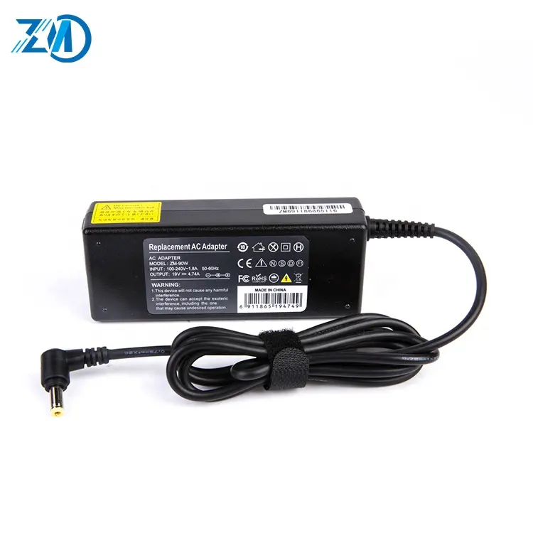 Özelleştirilmiş toptan evrensel şarj dizüstü 90w ac adaptörü 19v laptop şarj cihazı 90w ac güç kaynağı için