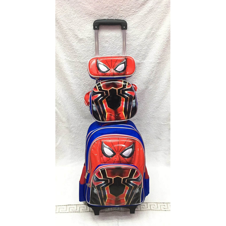 Модный пенал, сумка через плечо, детская школьная сумка, мультяшный 3 шт./компл. Сумка-тележка