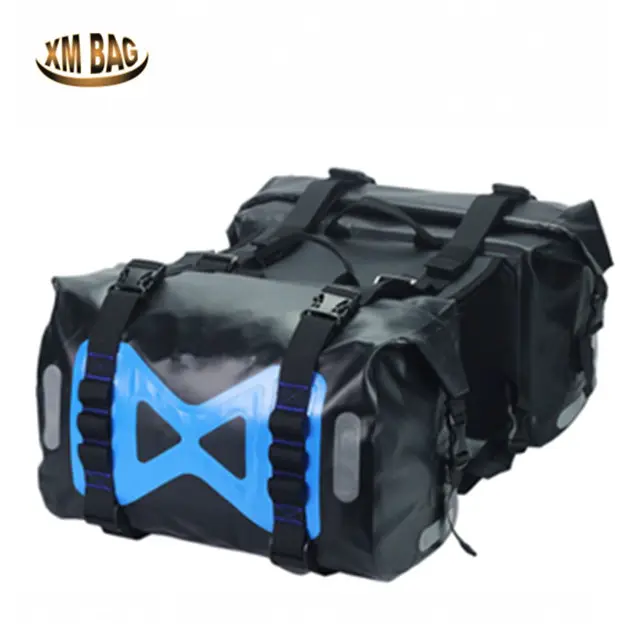 Su geçirmez çanta motosiklet heybe 50L tankı çantası Motor yan çanta