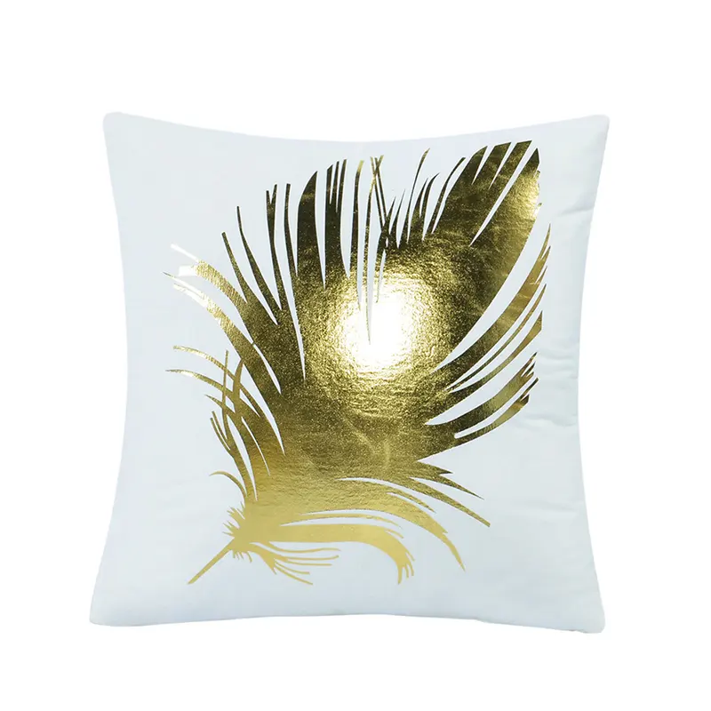 Gold Bronzing Samt Hause Kissenbezug Dekorative Kissen Abdeckung Großhandel